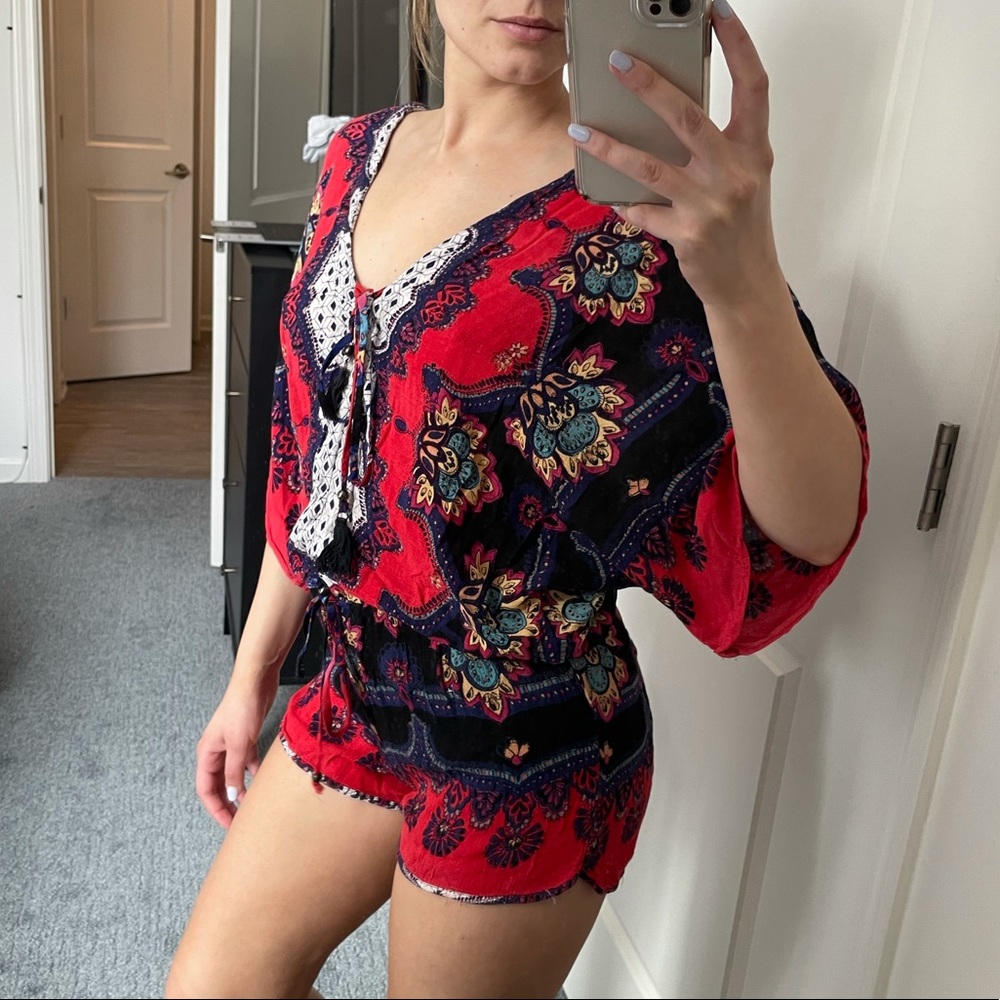 Colorful Boho Romper - Picture 9 of 16